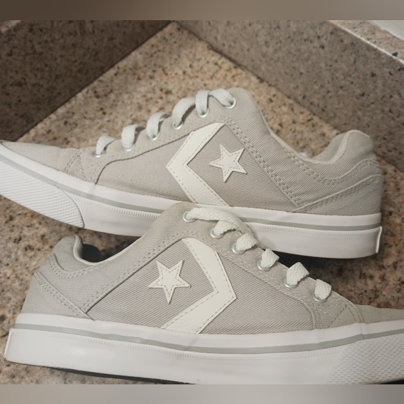 Converse Other - Converse All star unisex gray & white tennis shoes Men's  9  Women's 10.5